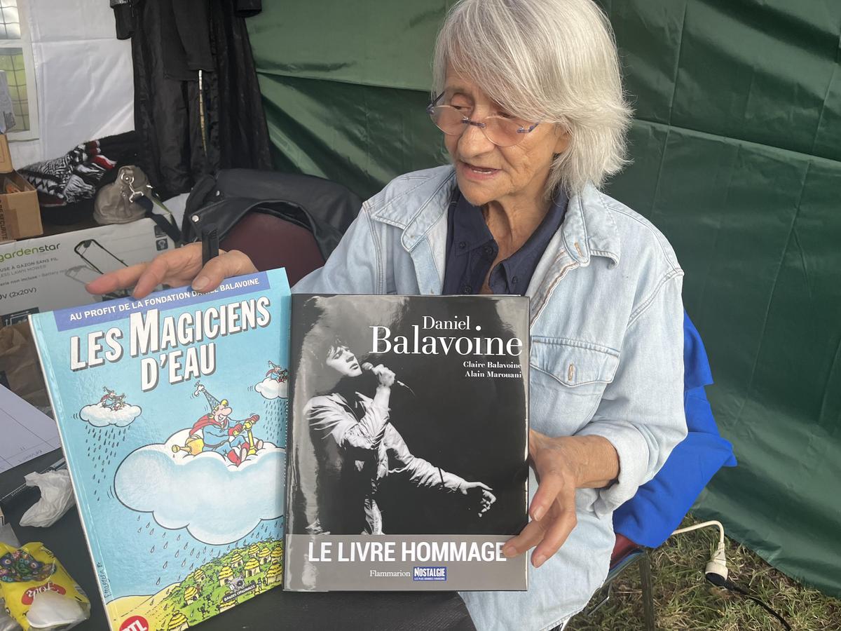 Claire Balavoine a dédicacé des livres, dont tous les droits sont reversés à l’association Daniel-Balavoine.